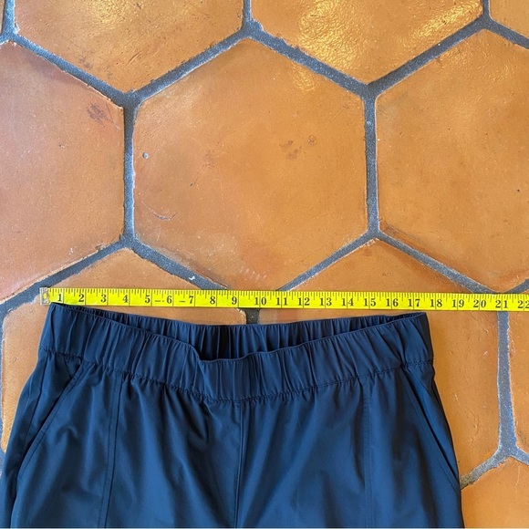 Talbots Pants Large L Black Wide Leg Active Athleisure Lounge Pockets - Picture 6 of 8